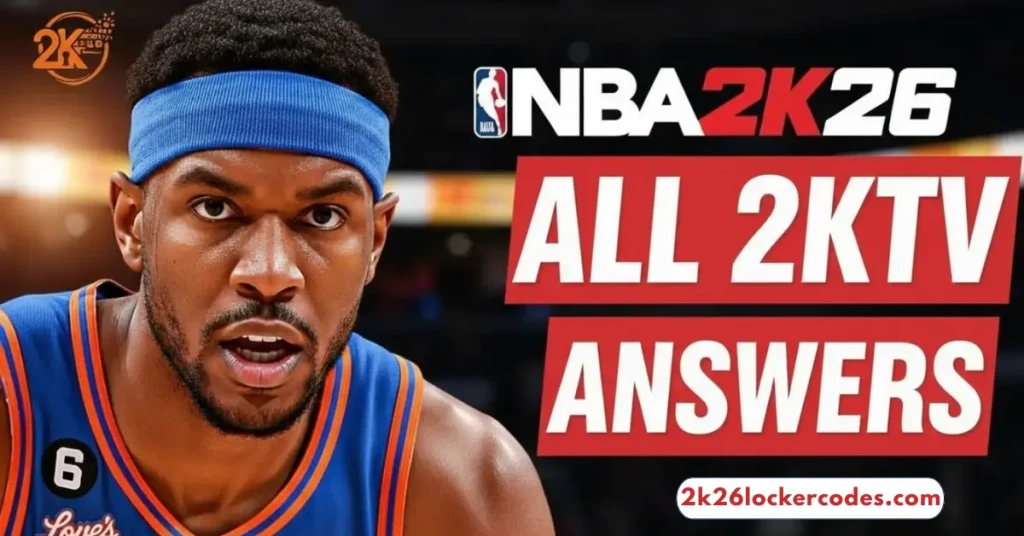 All 2KTV Answers 2K26