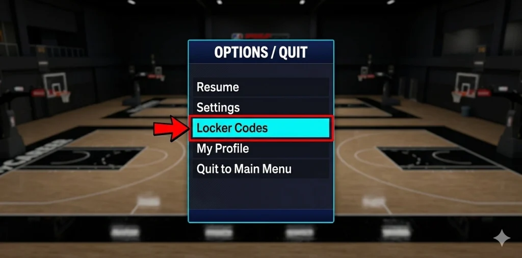 NBA 2K26 Locker Codes in MyCAREER